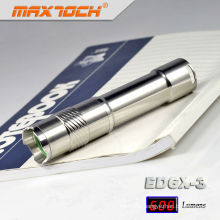 Maxtoch ED6X-3 Stainless Steel Flashlight Mini Cheap Aluminum LED Flashlight